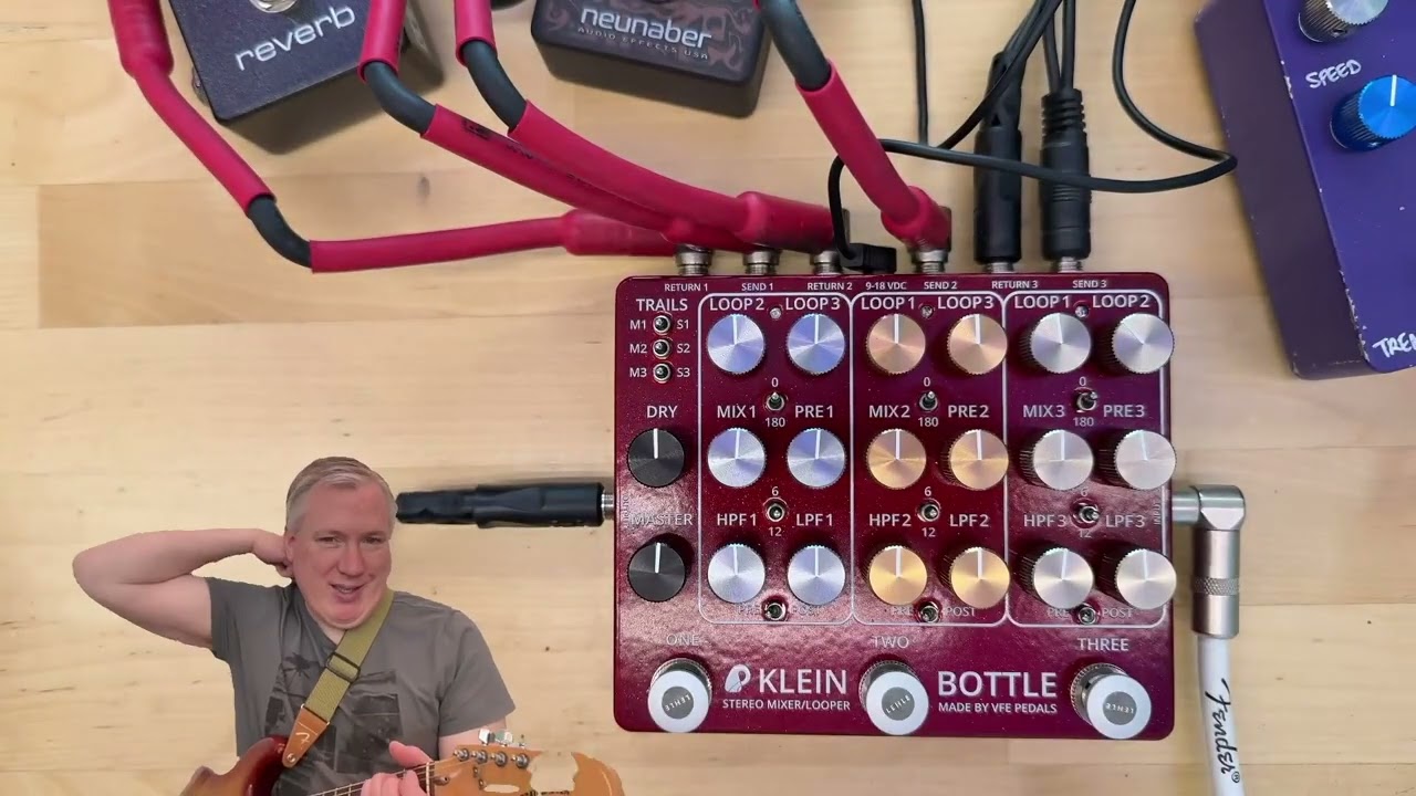VFE Pedals stereo Klein Bottle video manual - UPDATED