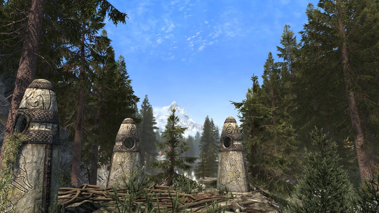 Skyrim - Falkreath, Riverwood, Mountains & Lots More (Ambience & Skyrim Concert Music)