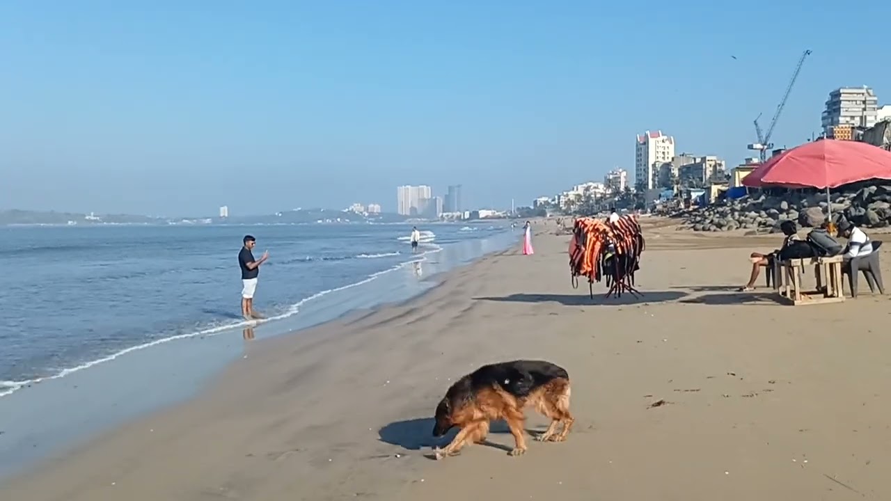 Versova beach, Mumbai. Photoshoots, fishing & shanty housing.