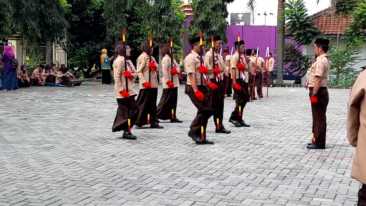 PBB TONGKAT  (BARIS BERBARIS TONGKAT) JUARA KESATU KWARCAB CIAMIS 2022