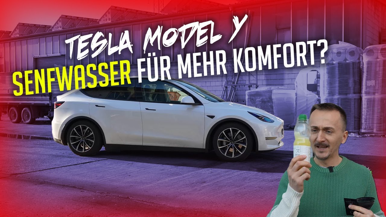 Tesla Model Y UMBAU zur S-Klasse?! Dieses Model Y bekommt Stoßdämpfer von Koni ! lautlos performance