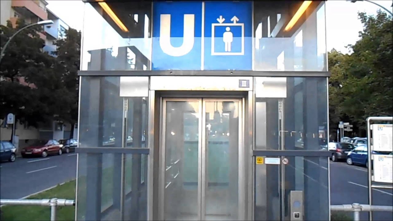 2012 ATB Aufzug im Berliner U-Bahnhof Hohenzollernplatz [HD]
