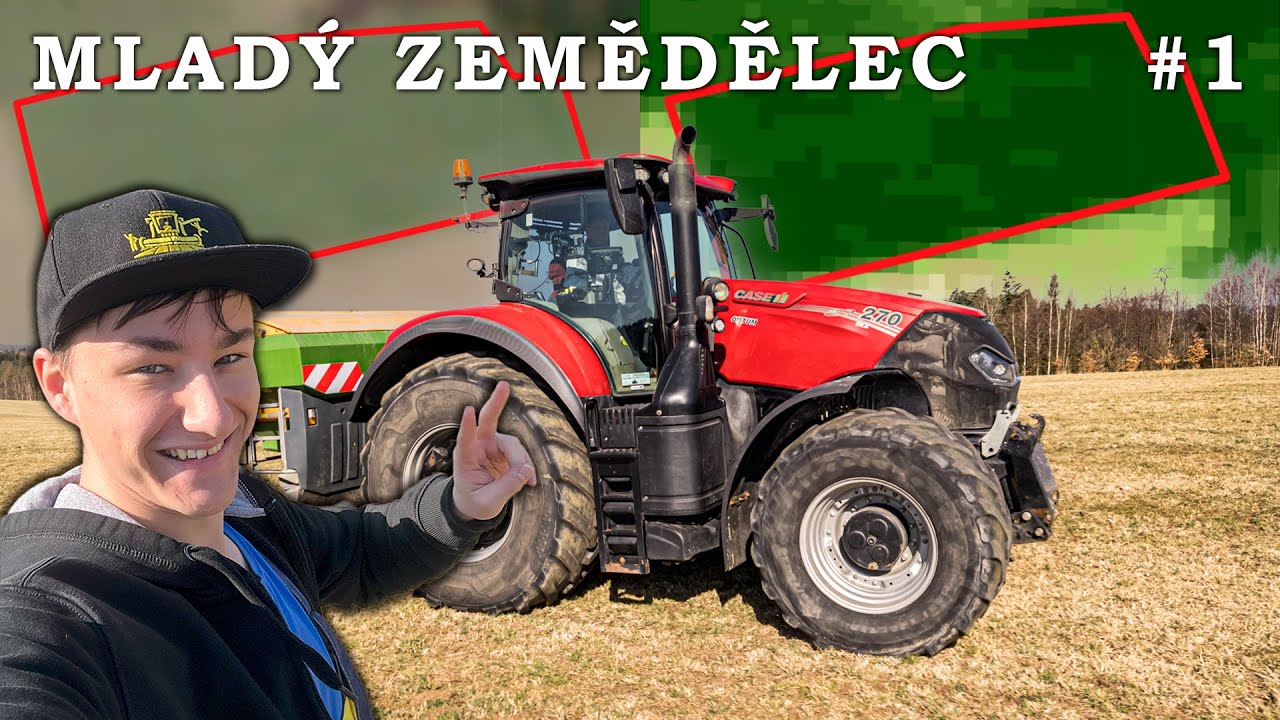 😊 Přihnojujeme travní porosty dusíkem 💪 | MLADÝ ZEMĚDĚLEC - 1. díl | 🚜