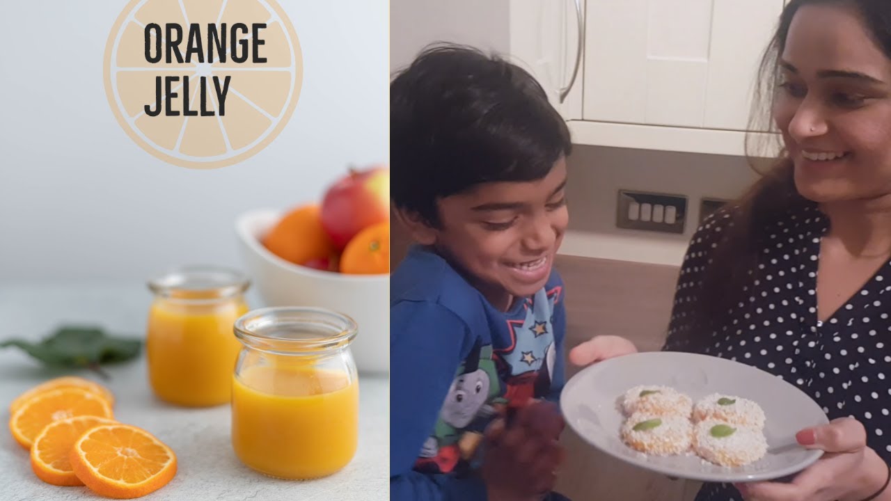 Orange Jelly😍😋||Kids Special||Cooking Vlog