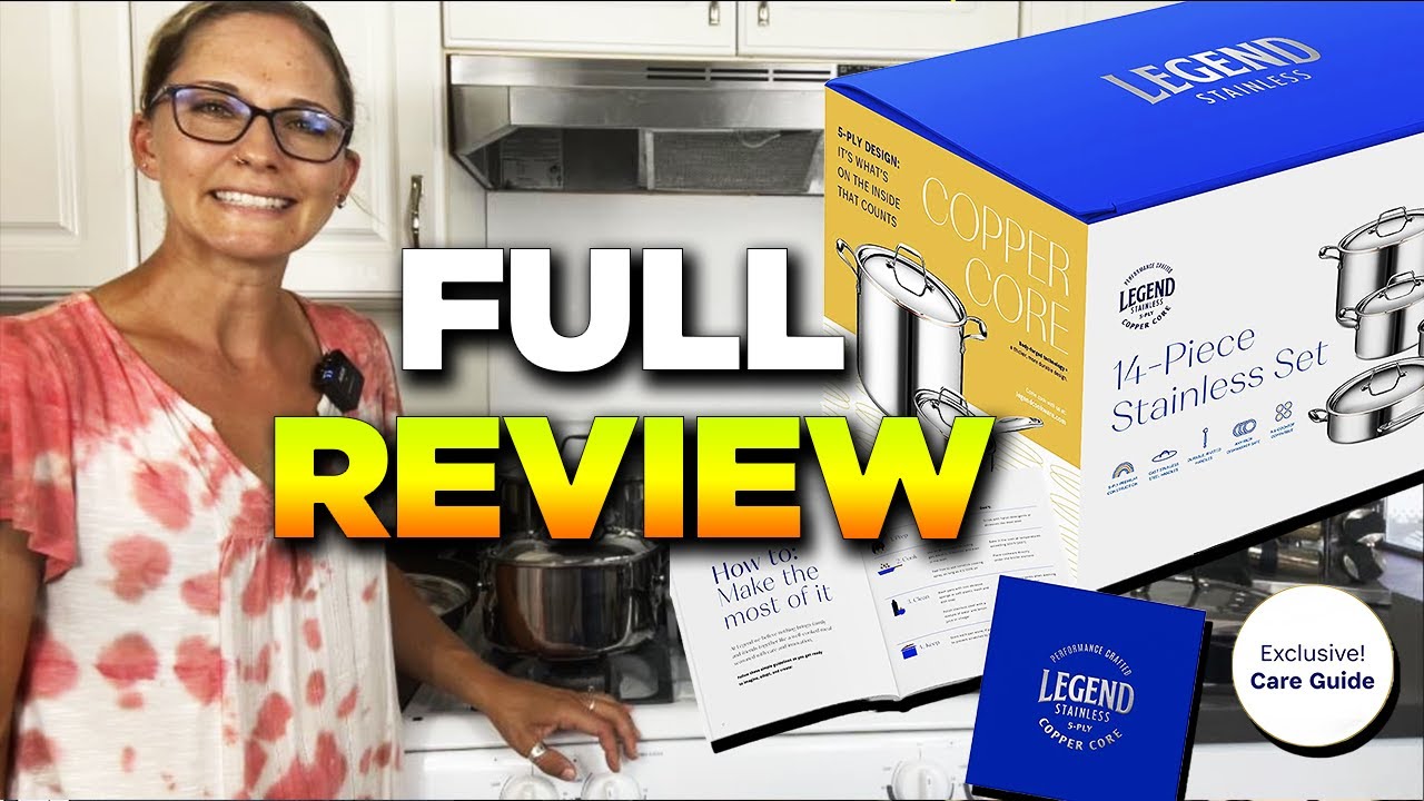 Legend Cookware Review - Stainless Steel Copper Core Set