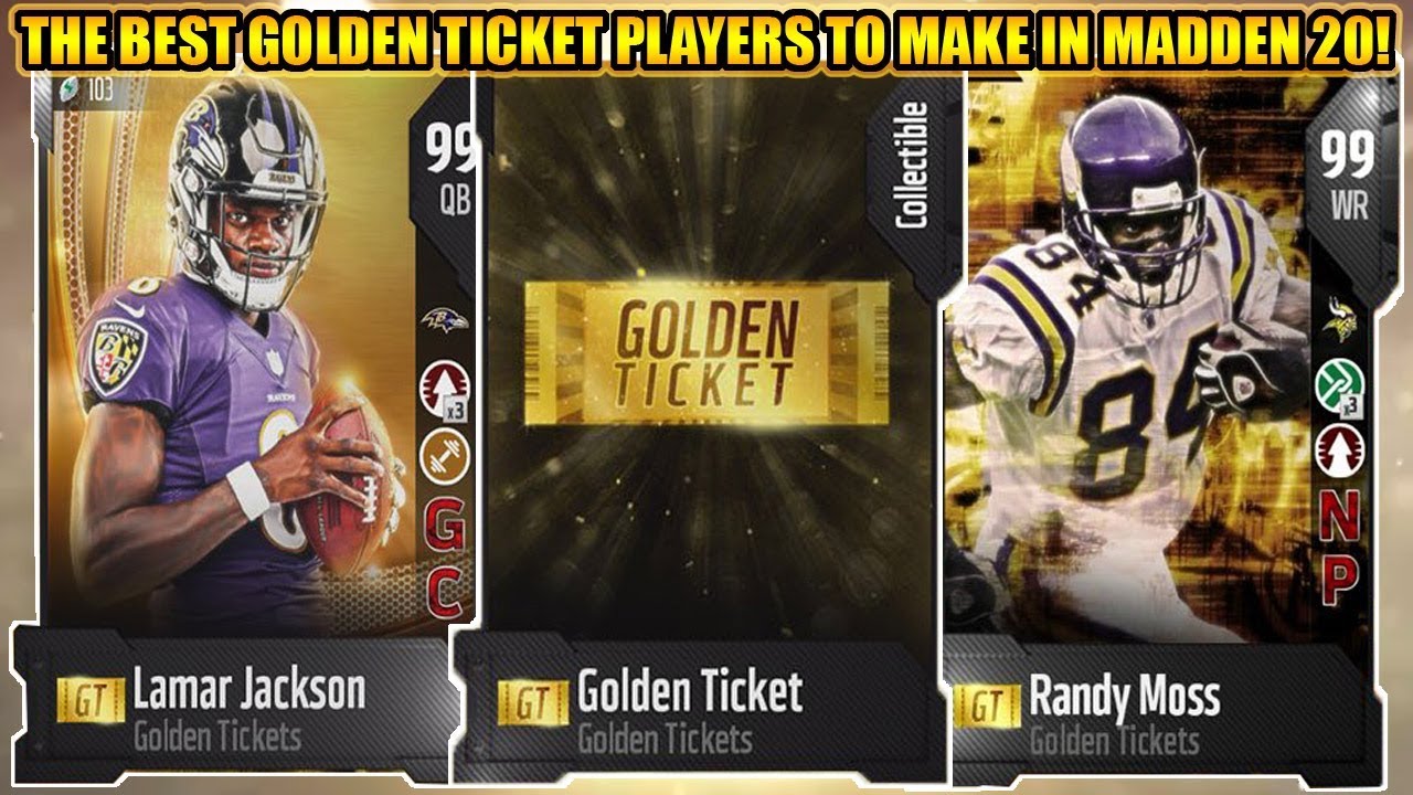 THE BEST GOLDEN TICKET PLAYERS TO MAKE IN MADDEN 20! THE BEST GOLDEN TICKETS! | MADDEN 20