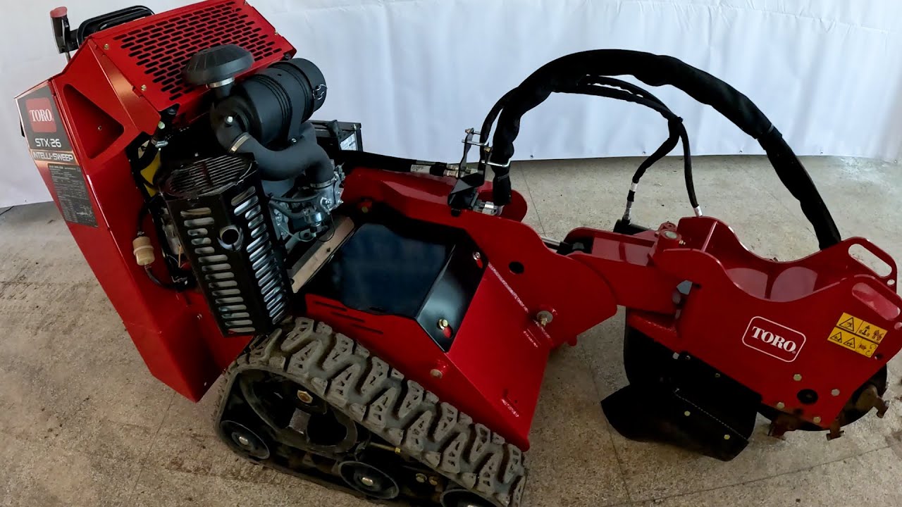 Toro STX26 Stump Grinder - Toro's powerful landscaping tool to remove tree stumps