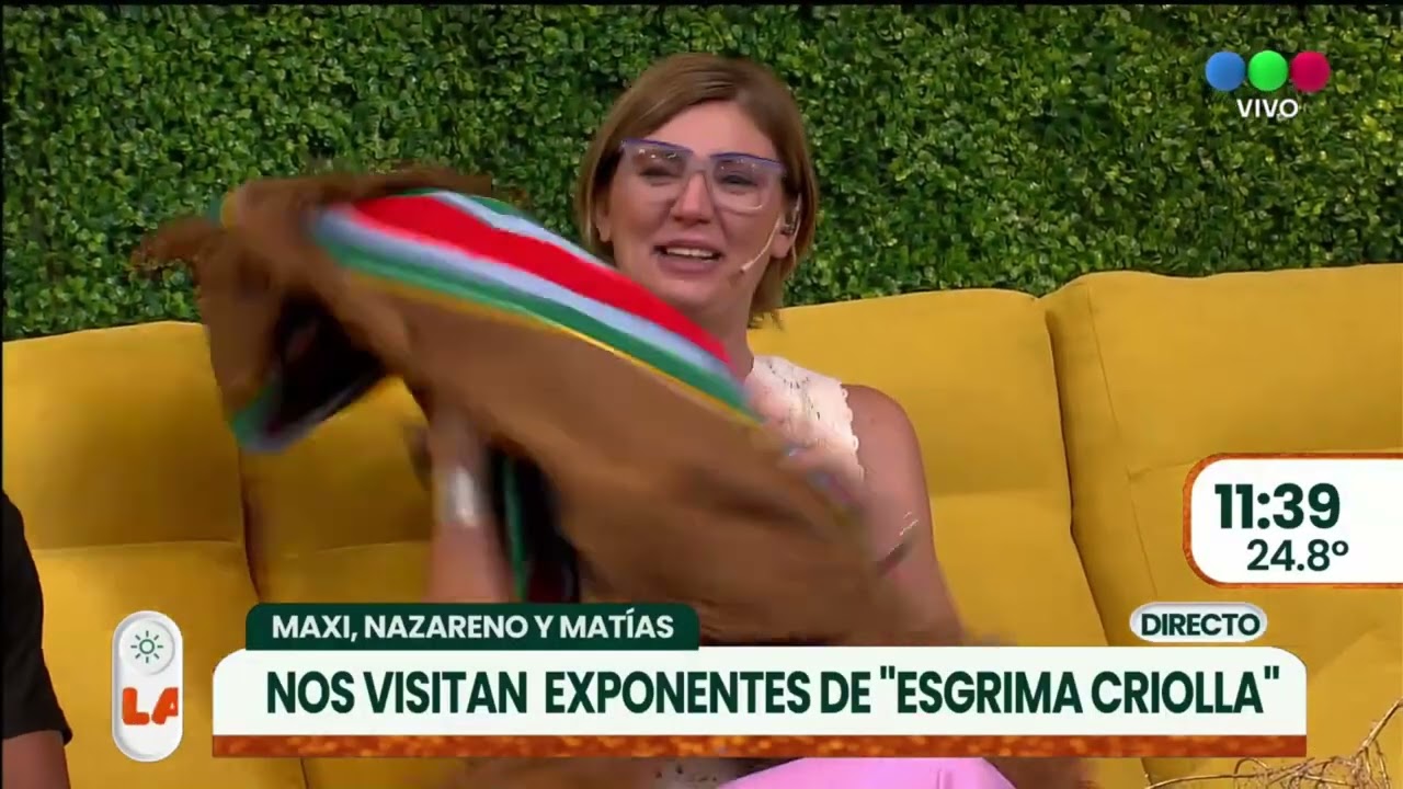 Presentación de Herederos de Fierro en Telefe Rosario