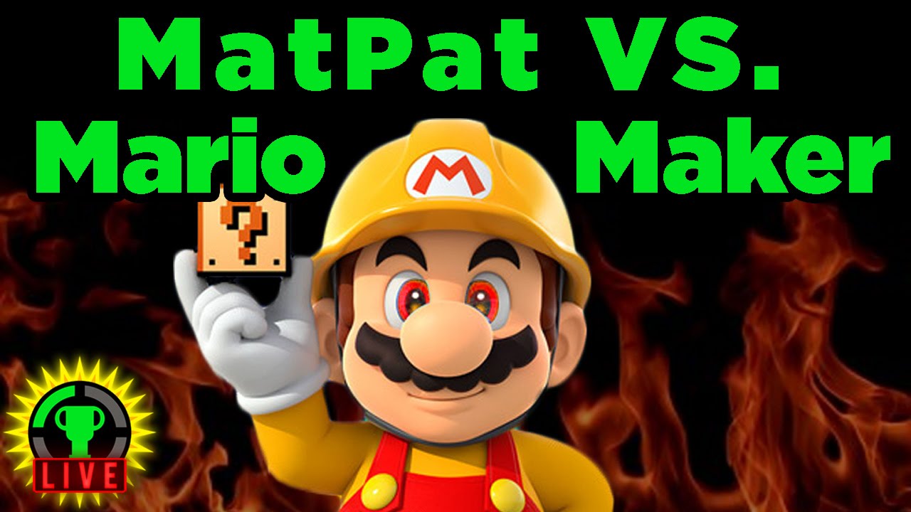 Mario Maker: MatPat vs HARD MODE!