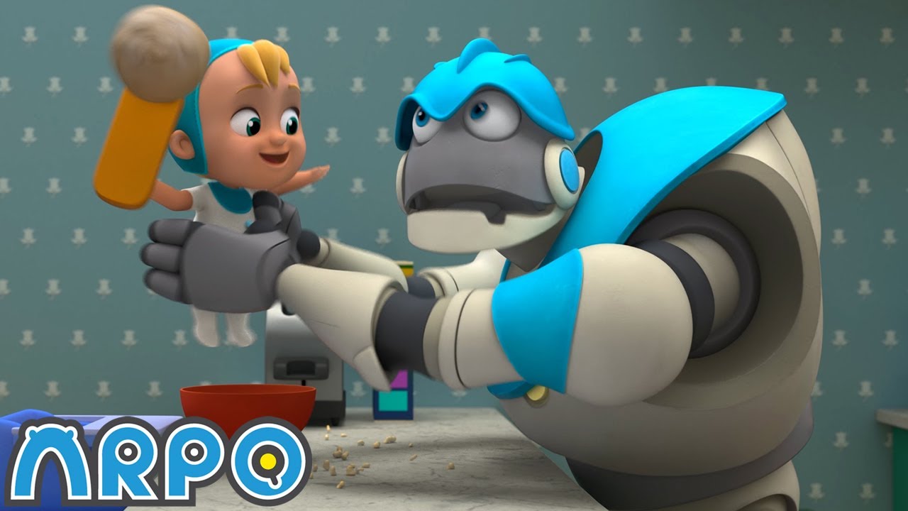 Pie Problems!!! | ARPO The Robot | Funny Kids Cartoons | Kids TV Full Episodes