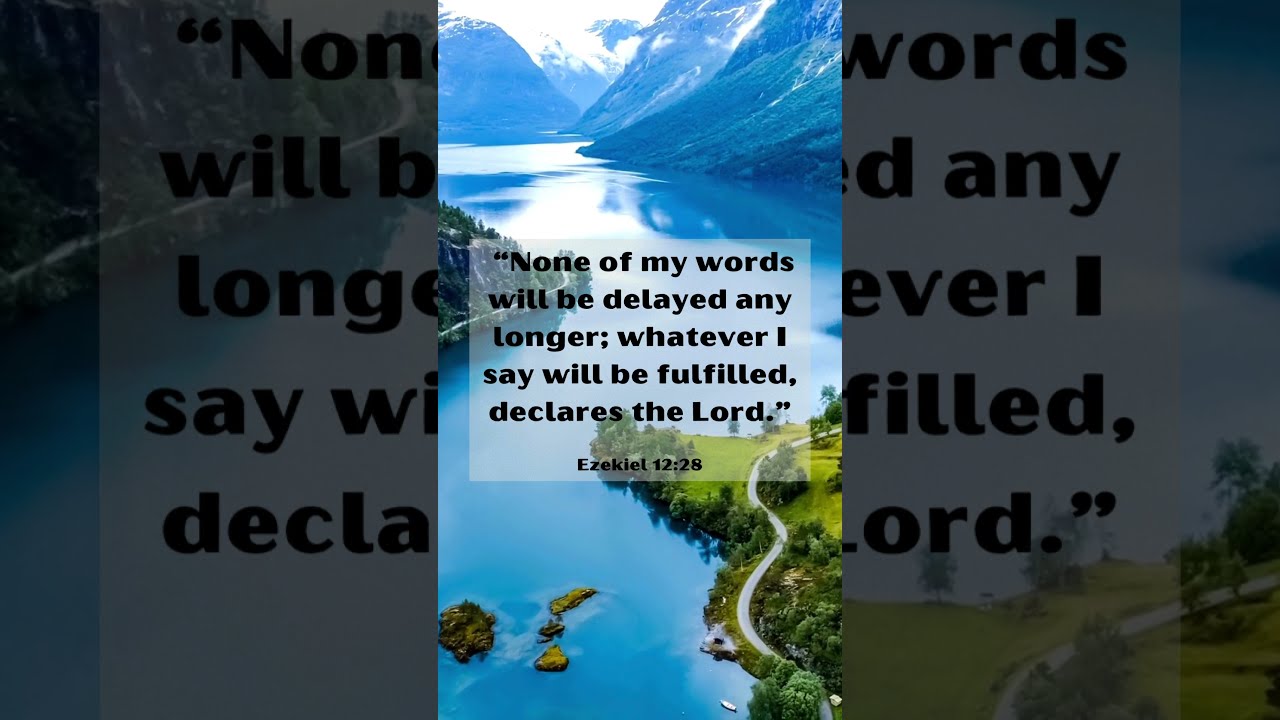 Bible Verse For Strength & Peace of Mind | Ezekiel 