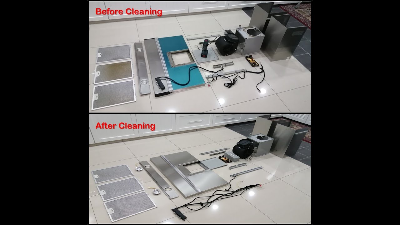 #3 Maintenance works on a Whirlpool model electric cooker hood: Cleaning & Modification