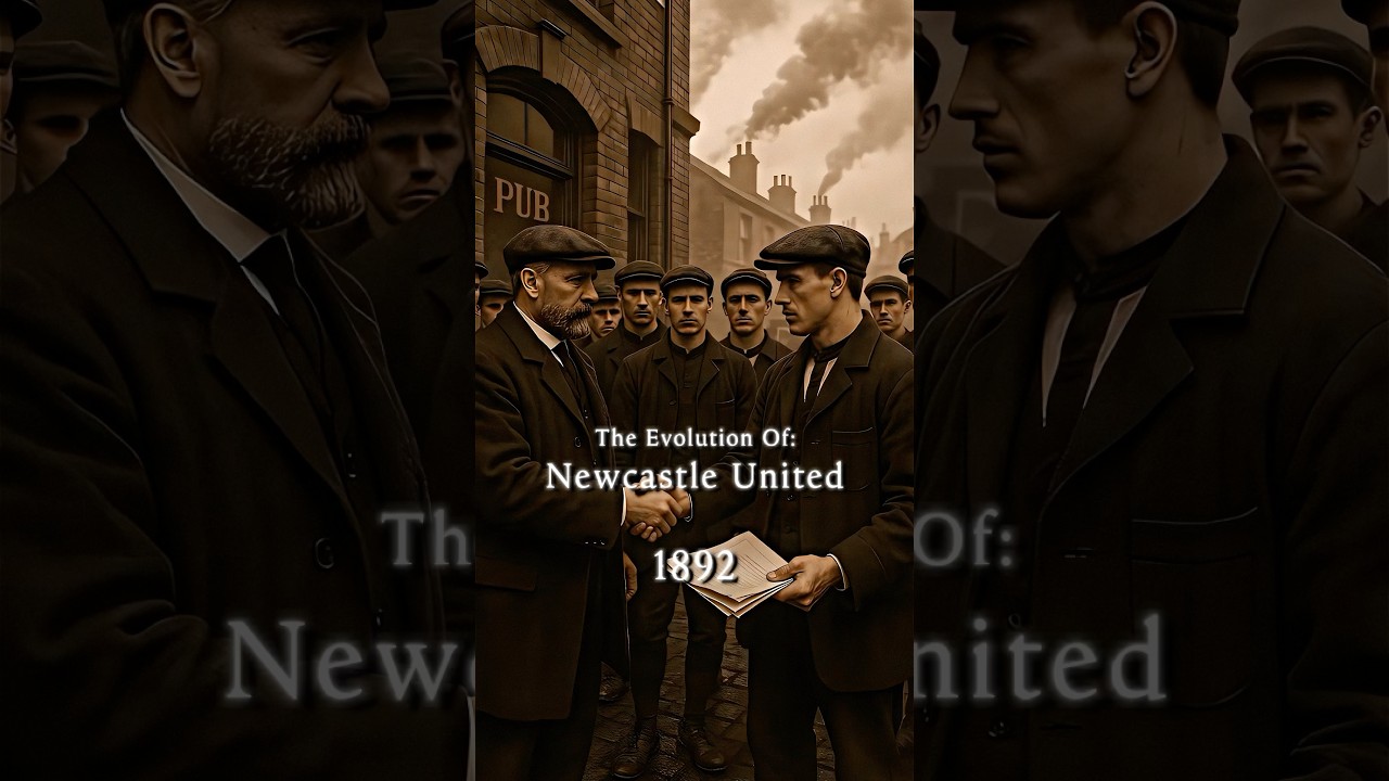 The Evolution Of Newcastle United ⚽️ #newcastleunited #shorts #soccer #football #ai #viralvideo