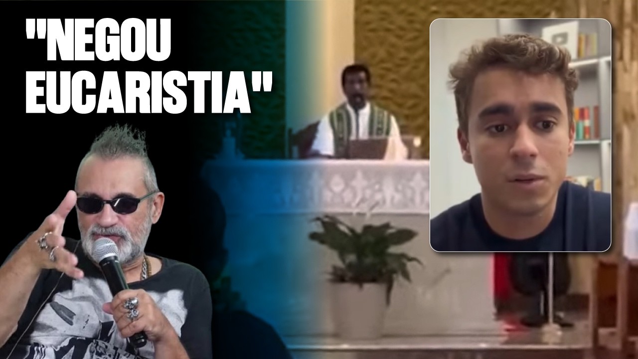 PADRE QUE ATACOU NIKOLAS FERREIRA EM MISSA PEDE PERDÃO