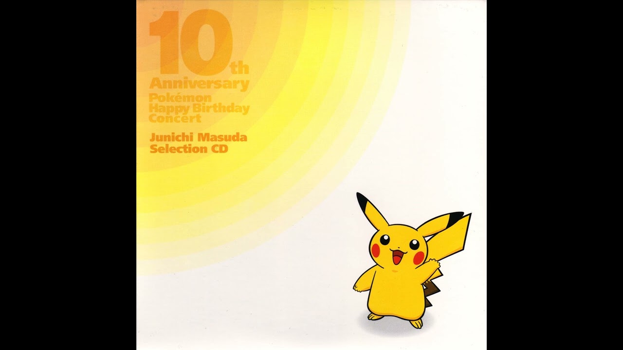 Pokémon Tower 1997 - 10th Anniversary Pokémon Happy Birthday Concert - Junichi Masuda Selection CD