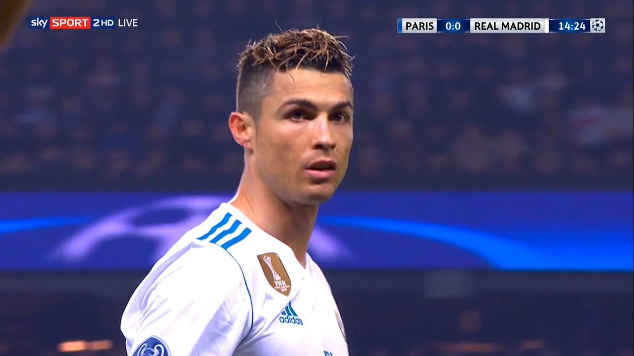 Cristiano Ronaldo Vs PSG Away (06/03/2018) Ucl HD 1080i (English Commentary)