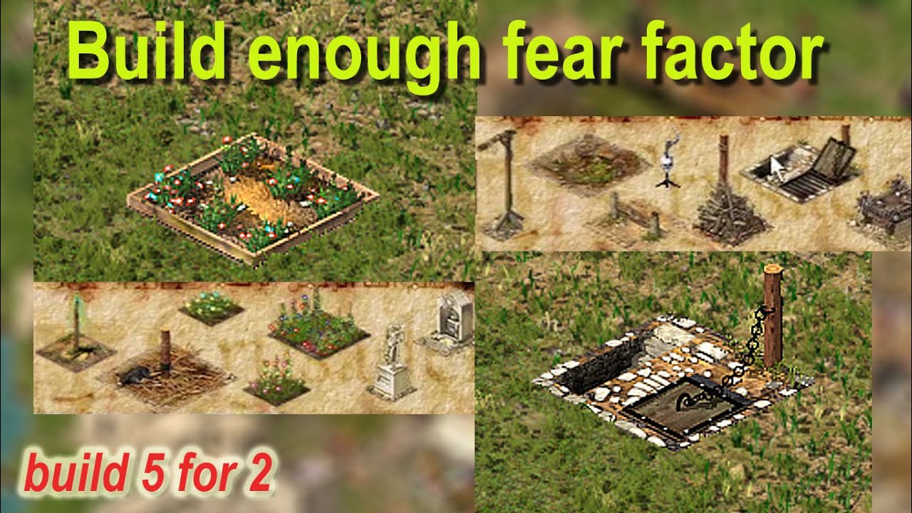 Stronghold Crusader - Build Enough Fear Factor