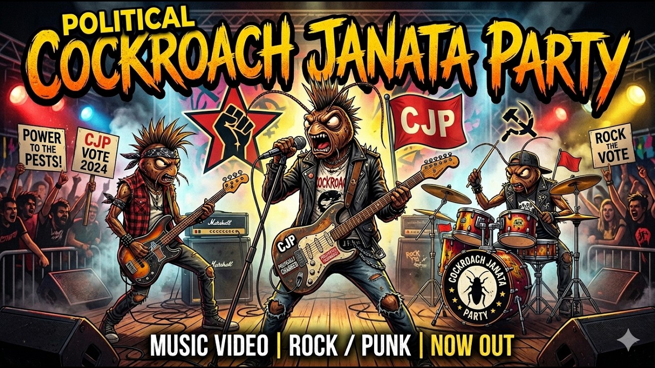 Cockroach Janata Party | Funny Political Parody Song | Satirical Music Video