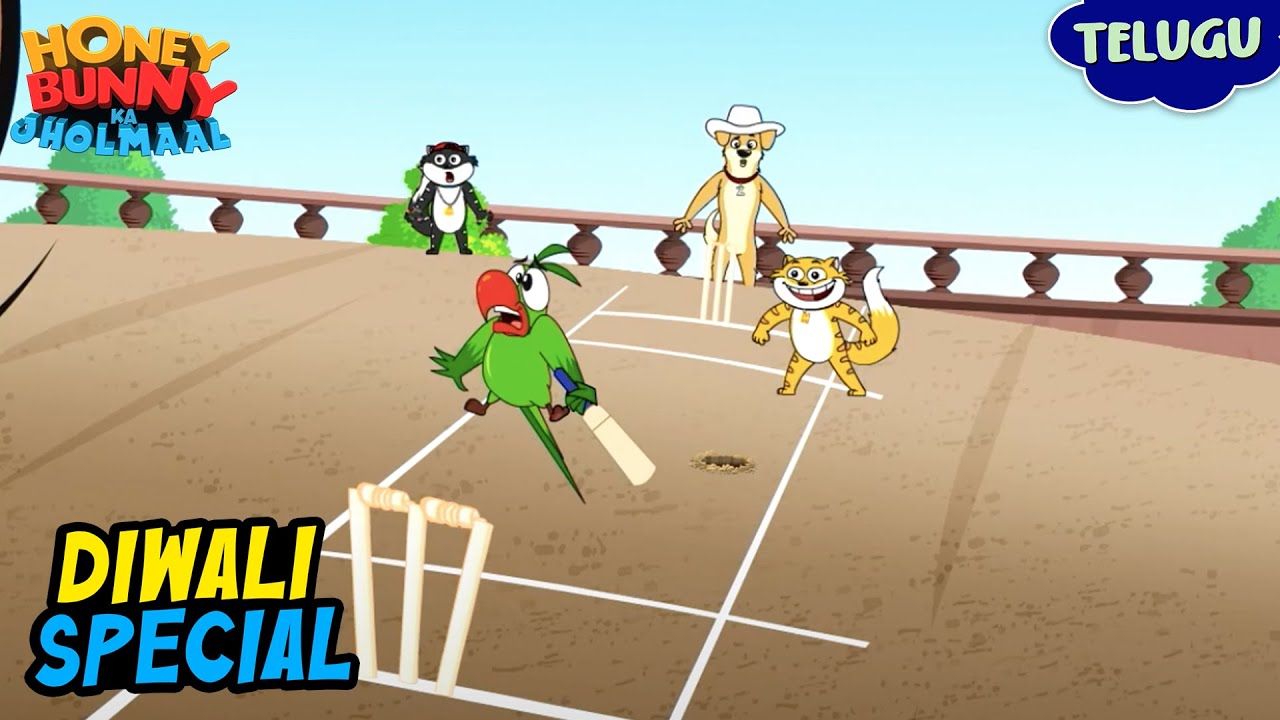 Diwali Special | Best Scenes Of Honey Bunny | Cartoon For Kids | Compilation 01 | YO Kids Telugu