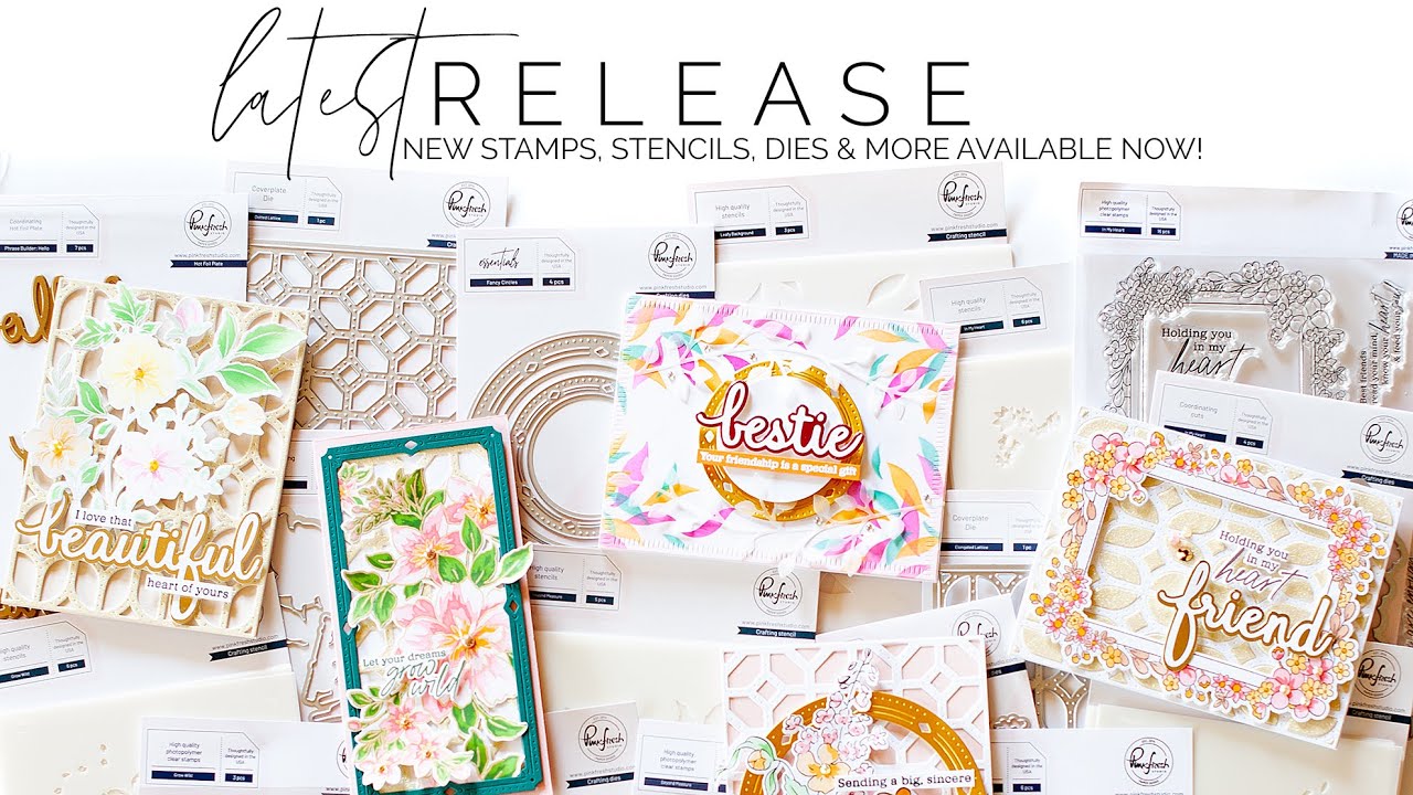 August 2022 Stamp, Stencil, Die and Hot Foil Release