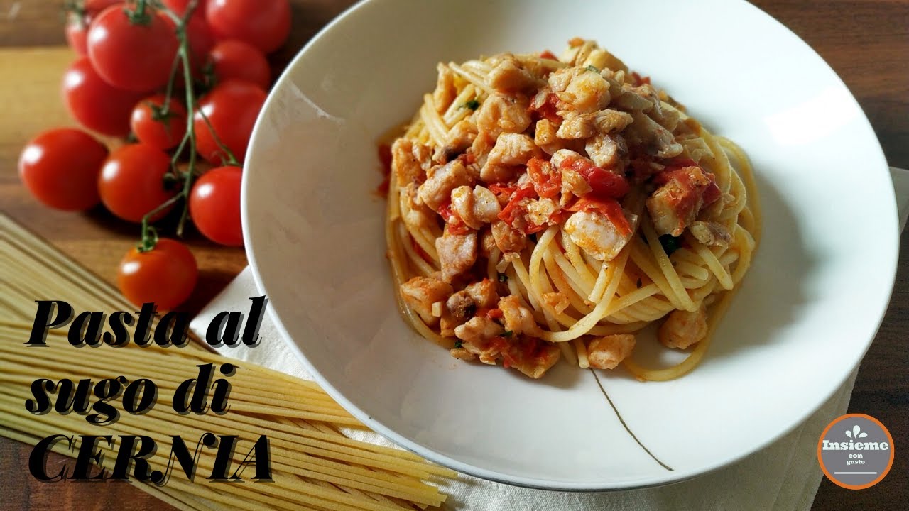 🇮🇹 PASTA AL SUGO DI CERNIA facilissima 🇬🇧 PASTA WITH CERNIA SAUCE very easy