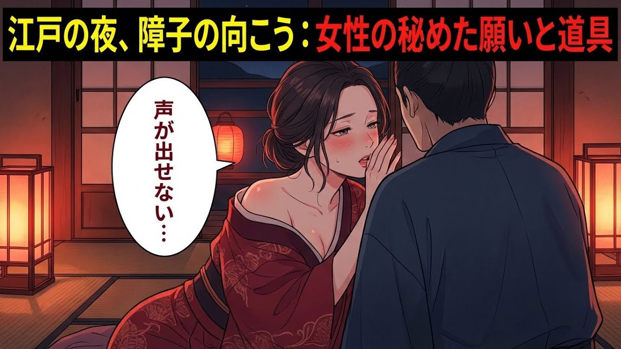 江戸の夜, 障子の向こう側：語られなかった女たちの「欲」と「道具」