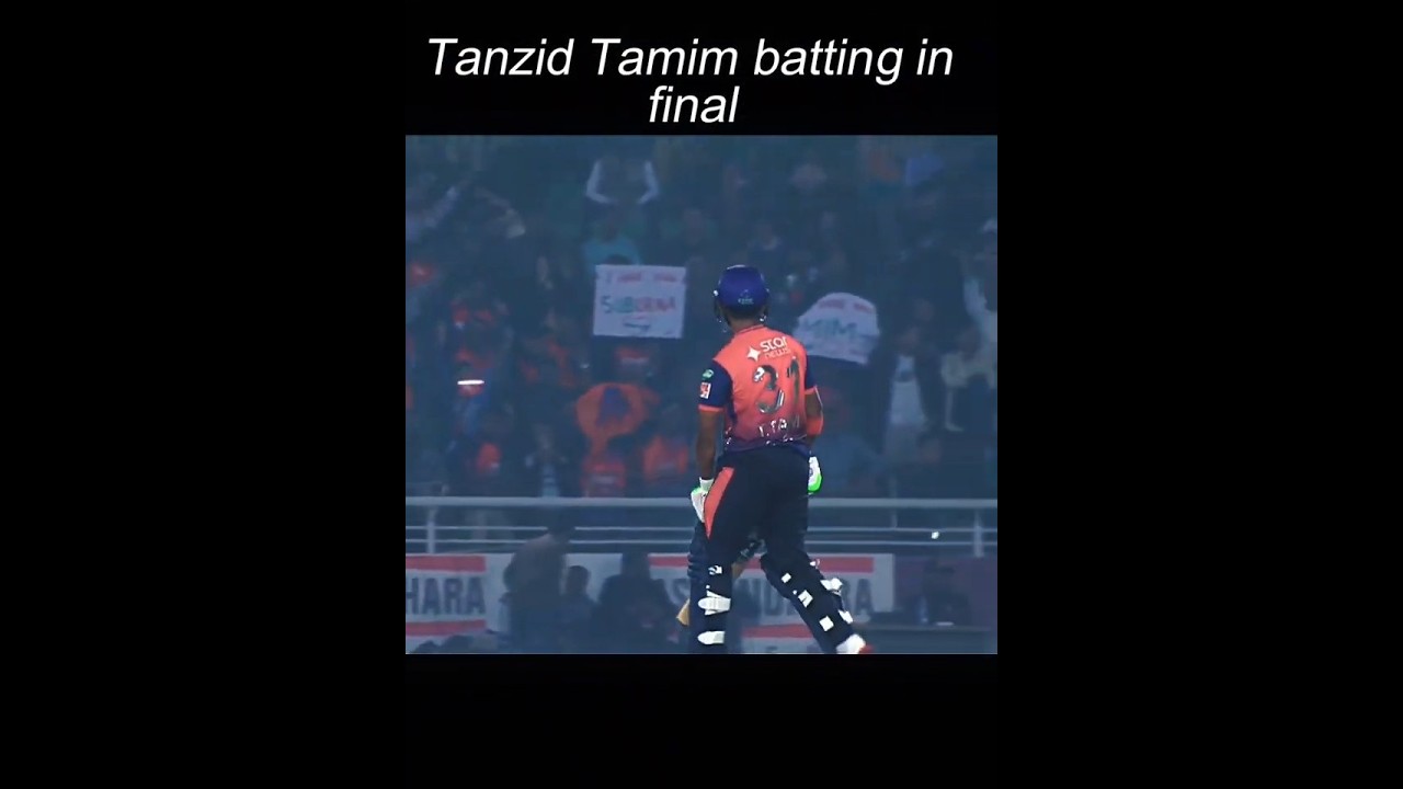 Final Pressure✨🏏? No Problem! 😤🔥 Tanzid Tamim in BPL 2026 🏏 