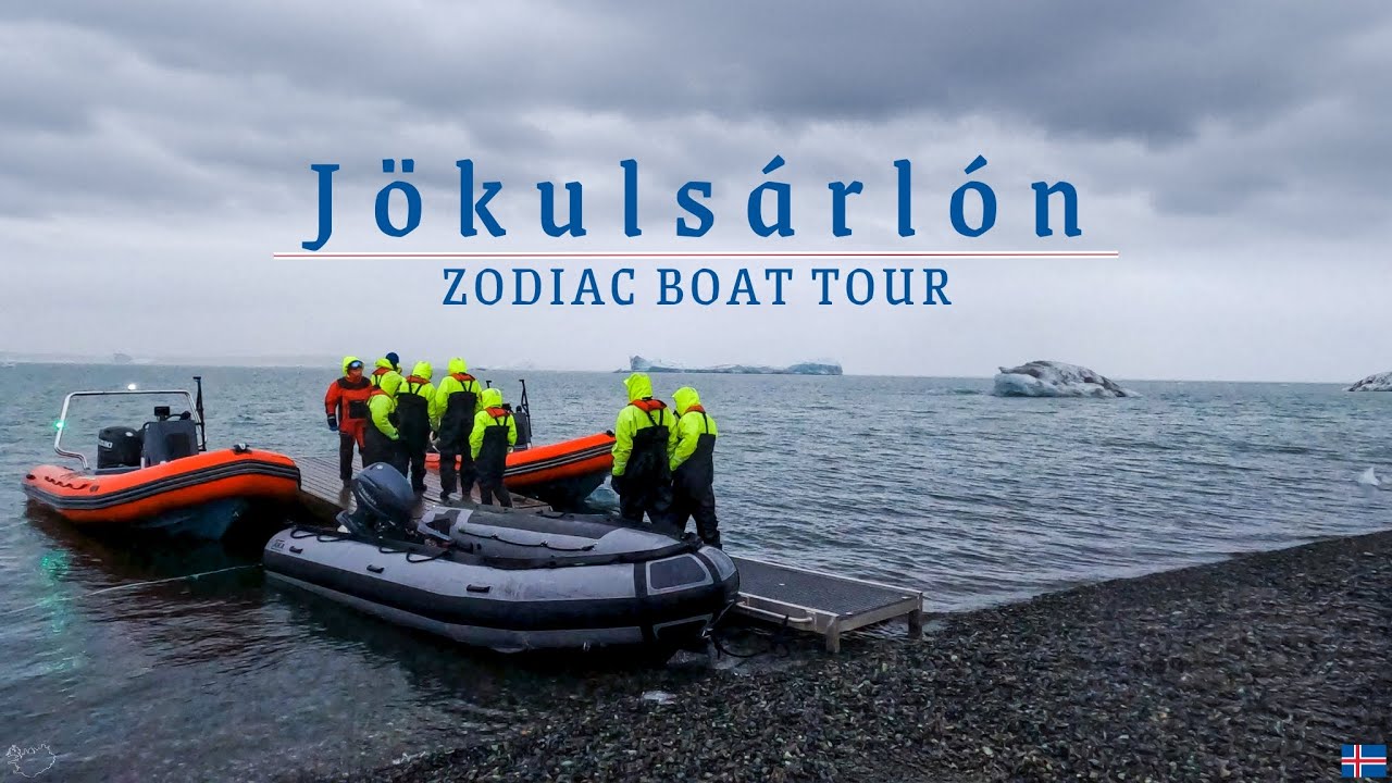 J&ouml;kuls&aacute;rl&oacute;n Zodiac Boat Tour: Exploring Iceland's Famous Glacier Lagoon