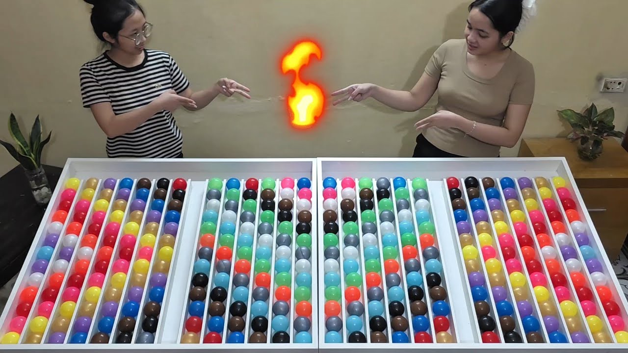 👯‍♂️ Color Ball Sorting Game | Relaxing Puzzle Challenge with a Friend 🎨