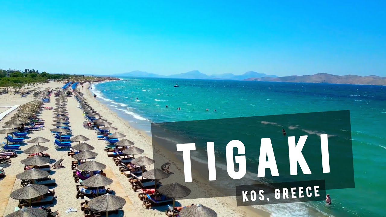 Tigaki by drone, Kos | GREECE 🇬🇷