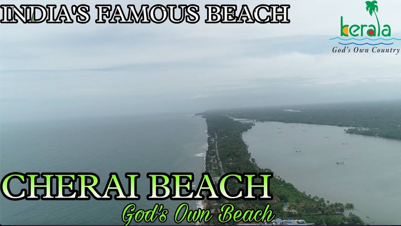 Cherai Beach | God's Own Beach | India's Famous Beach | Drone Shot | Cherai | Aerial View |
