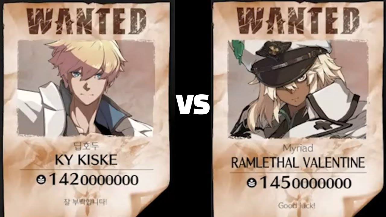 【Guilty Gear Strive】KY Kiske vs Ramlethal Valentine【GGST】