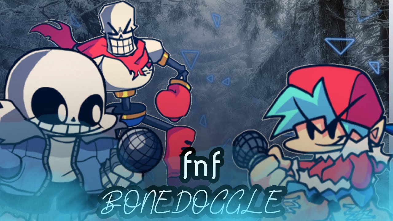 fnf indie cross трития дополнительная песня (Bonedoggle)