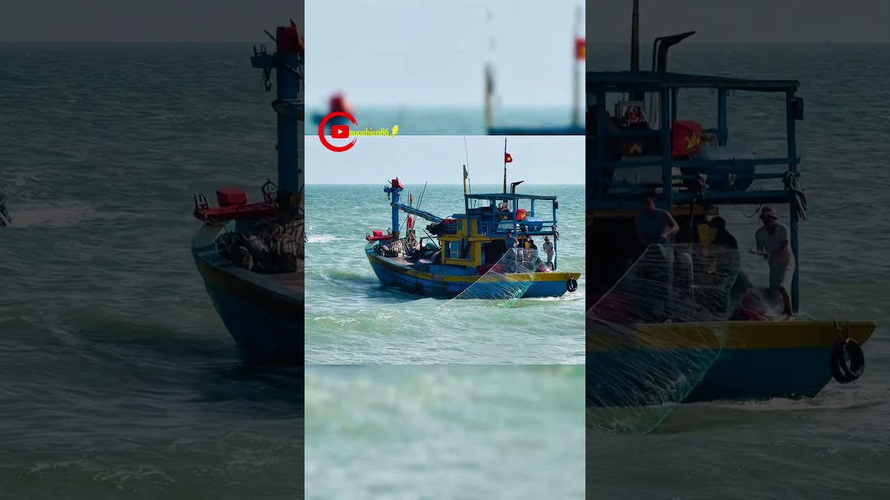 Ghe vào cửa biển lagi rớt 1 túm lưới 1 