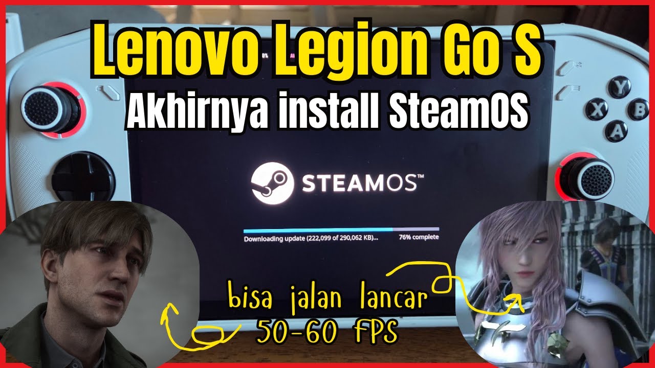 SteamOS di Lenovo Legion Go S 16GB RAM/Z2 Go (8ARP1) - Life Updates