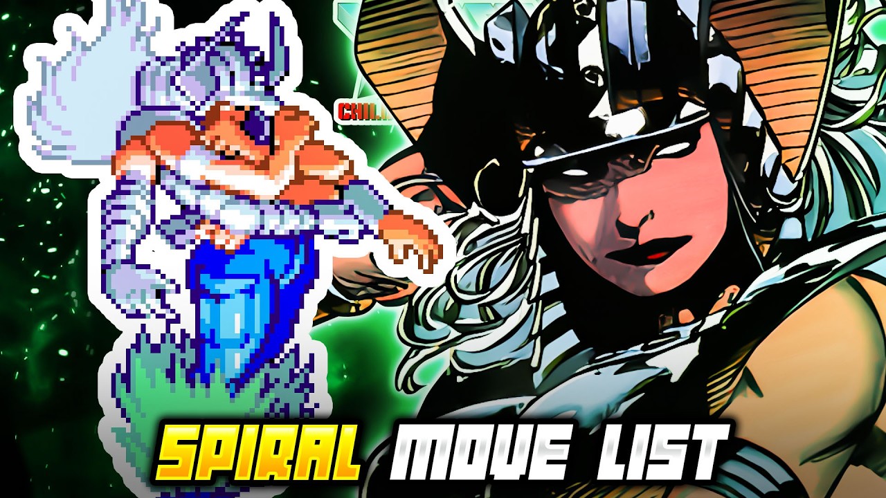 SPIRAL MOVE LIST - X-Men: Children of the Atom (XCOTA)