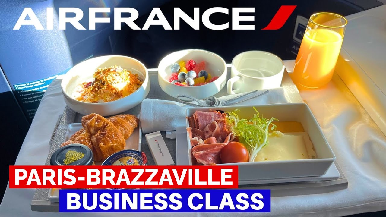 J'ai Testé AIRFRANCE pour aller à Brazzaville🇨🇬 via Kinshasa - A350 Business Tripreport
