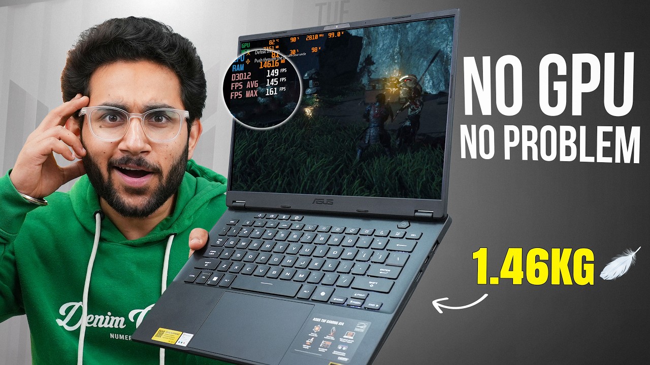 Gaming Without GPU… RTX 5050 Level? 😳 | TUF A14 (2026)