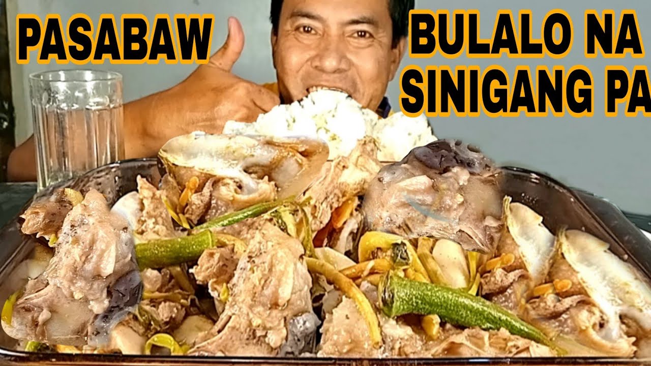 SINIGANG NA BULALO NG BABOY