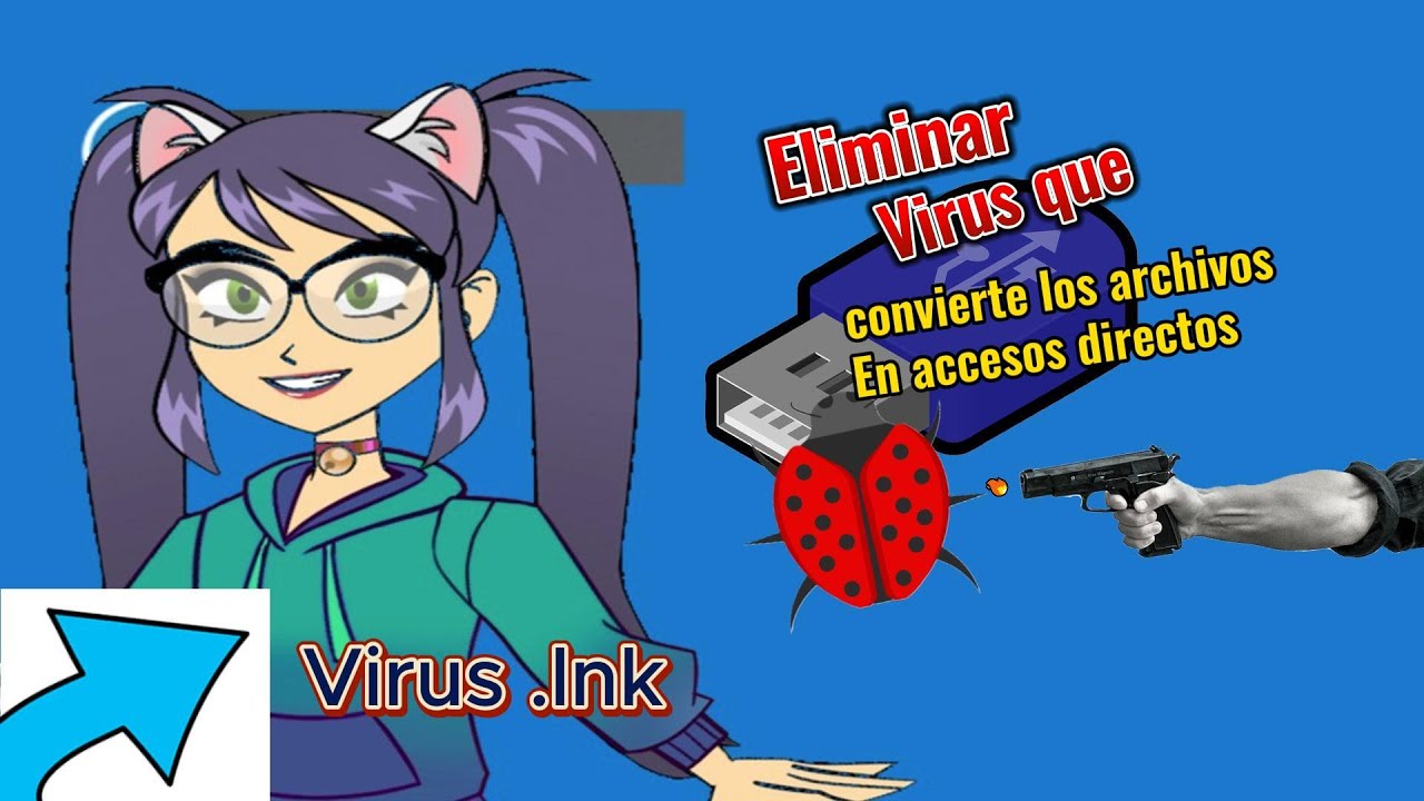 Eliminar virus de accesos directos: .LNk de USB y la computadora