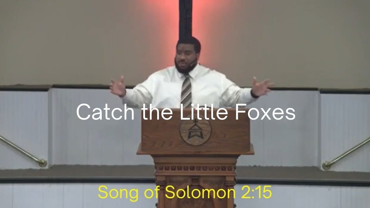 11.28.21 Sermon: Catch the Little Foxes (Song of Solomon 2:15)