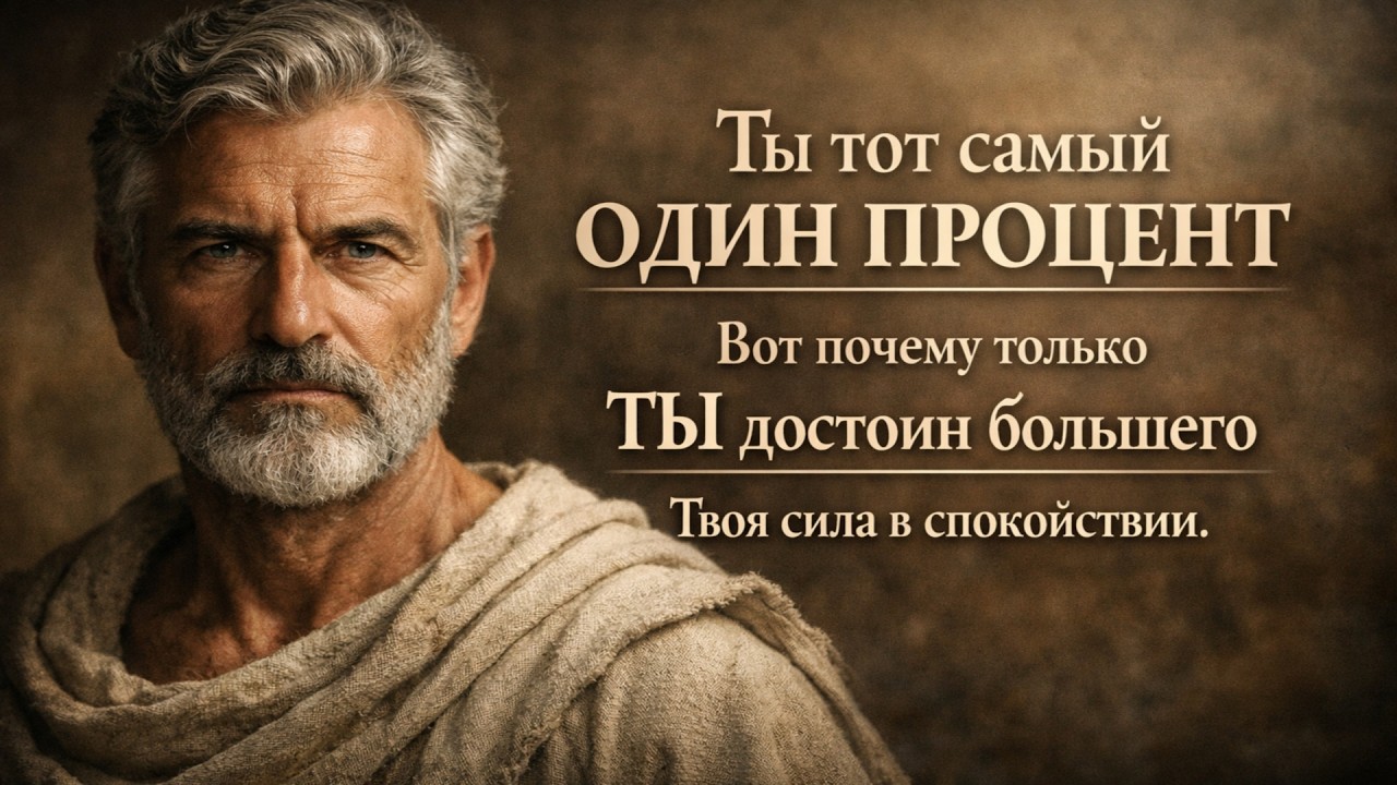 Ваше спокойствие — оружие. Стоический протокол, который скрывают от 99% мужчин.
