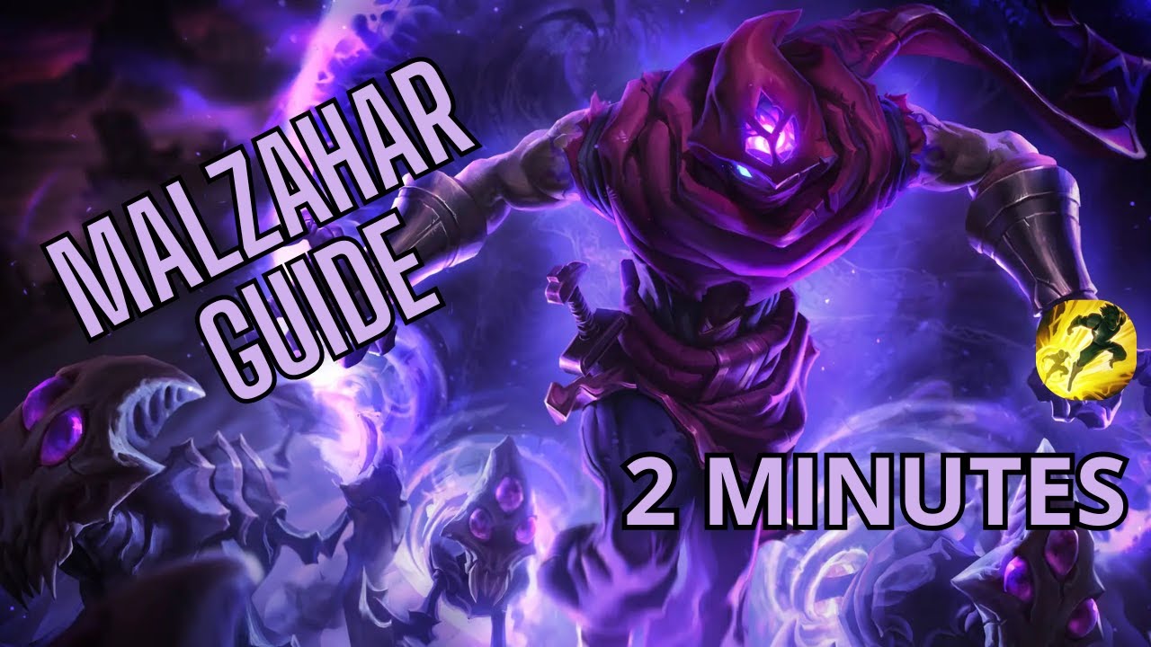 How to play Malzahar in 2 minutes ? Malzahar GUIDE LEAGUE OF LEGENDS