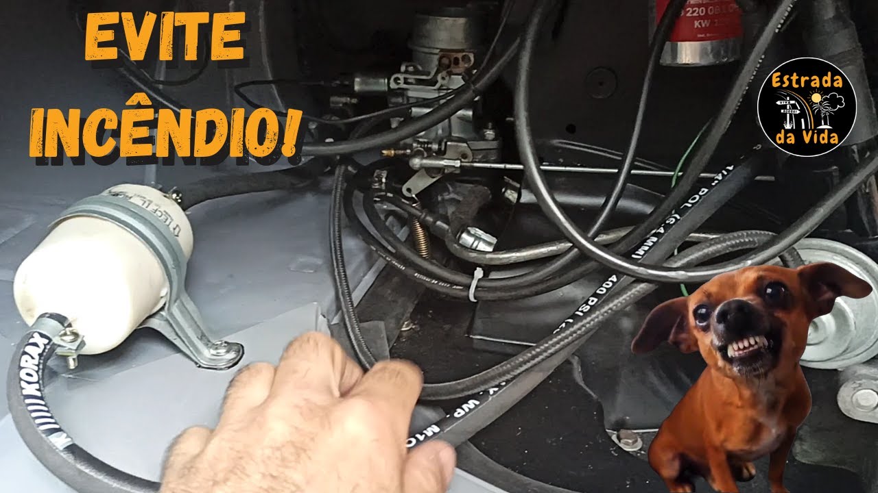 EVITE INCÊNDIO NO MOTOR DA KOMBI! | Mangueiras de Combustível Mais Resistentes e Duráveis!