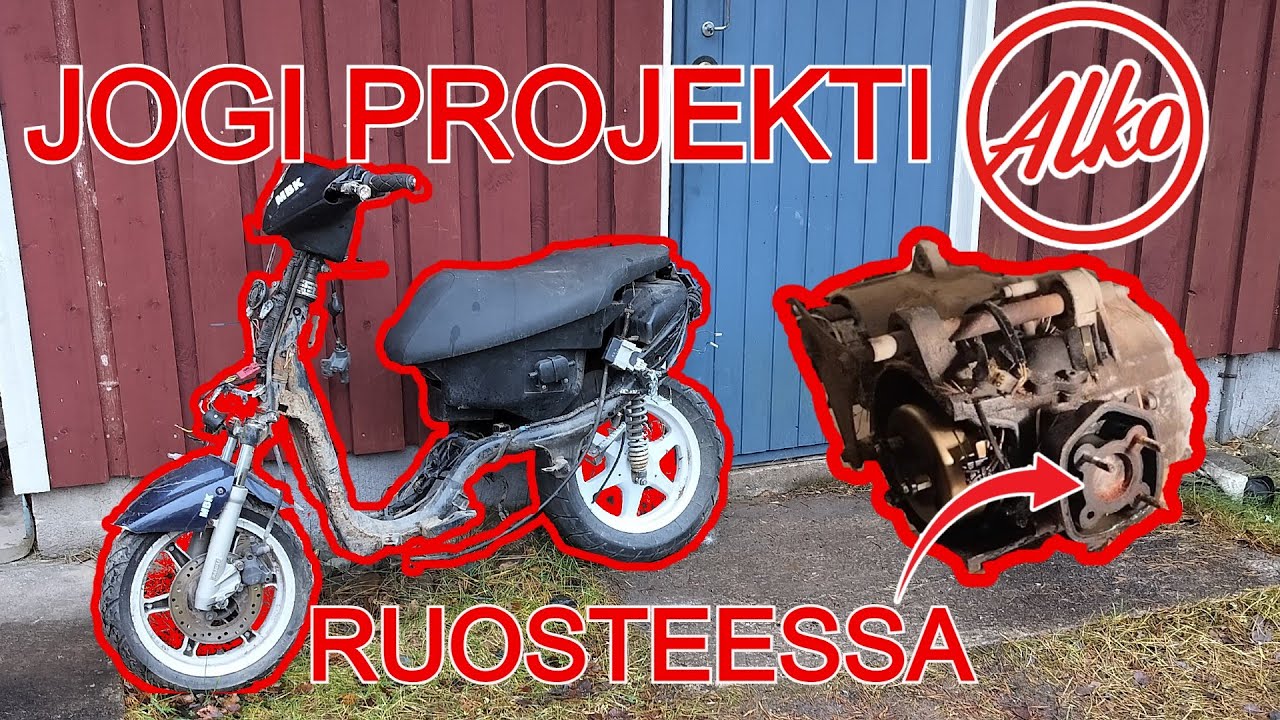 MOOTTORI OLI RUOSTUNUT JUMIIN!? | Yamaha Jog Projekti #1