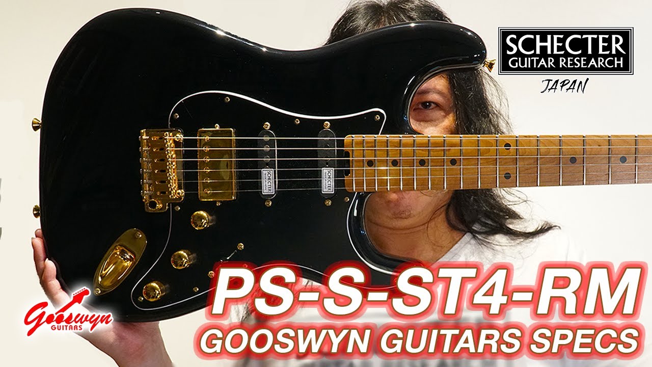 Schecter Japan PS-S-ST4-RM Gooswyn Guitars Specs | Review