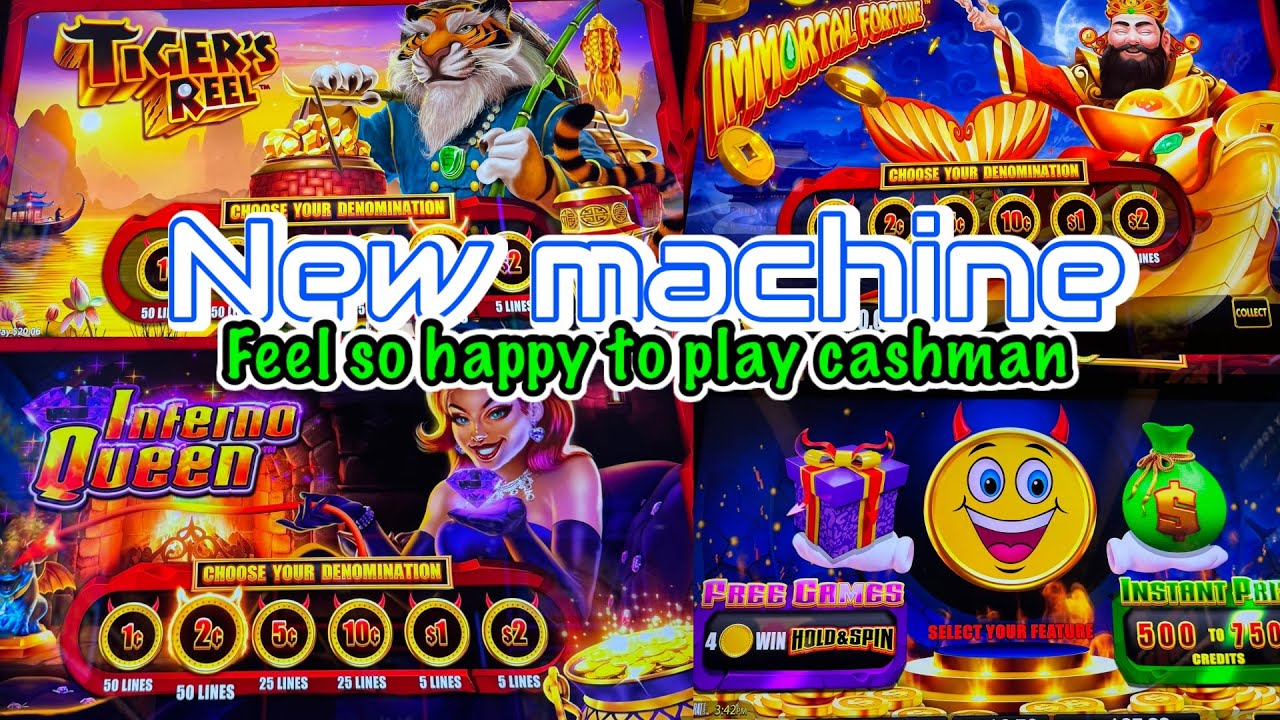 New machine. Cashman link. So much fun & So much potential if you got the smiley faces and a ??? box