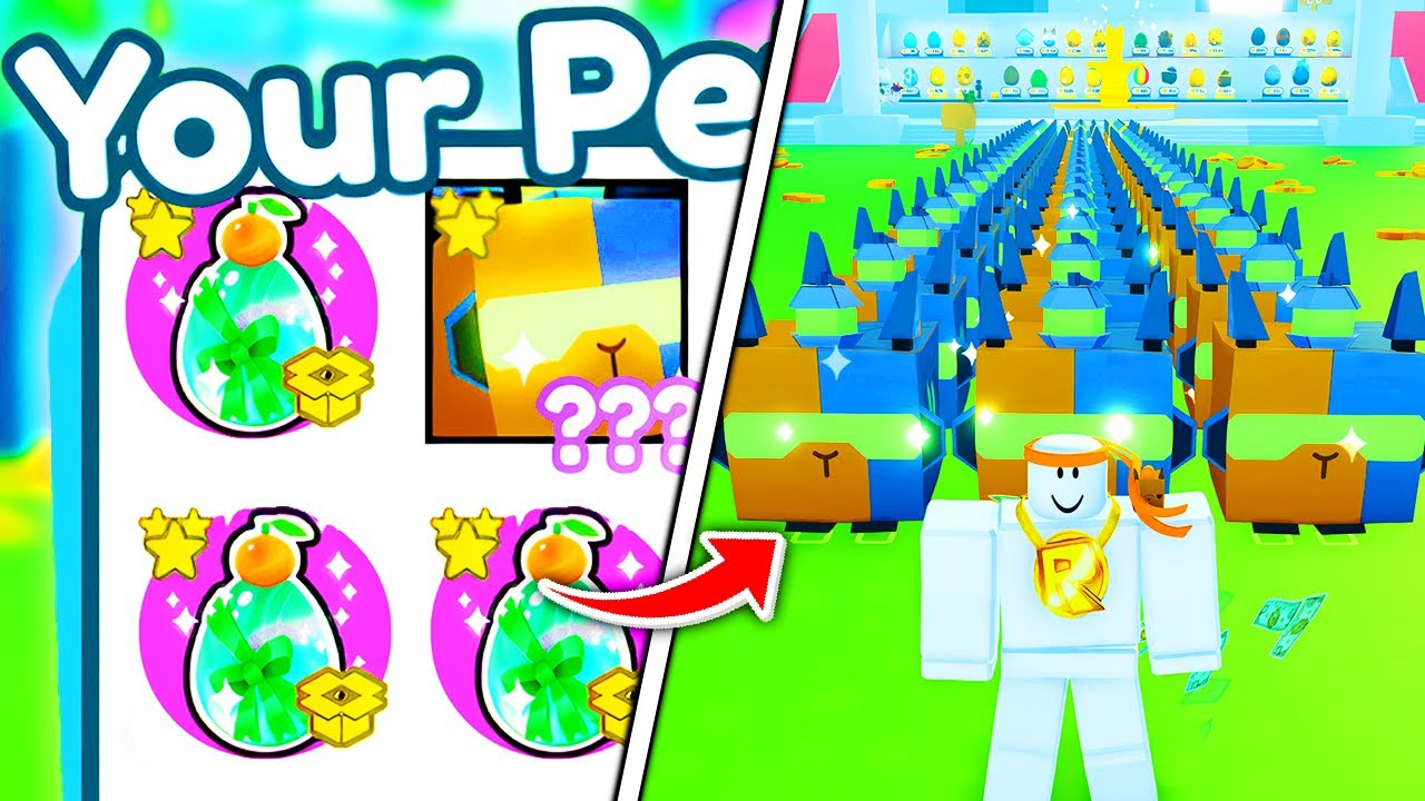 PRESTON Gave Me UNRELEASED HUGE CYBORG CAPYBARA! (Pet Simulator X Anniversary Update)