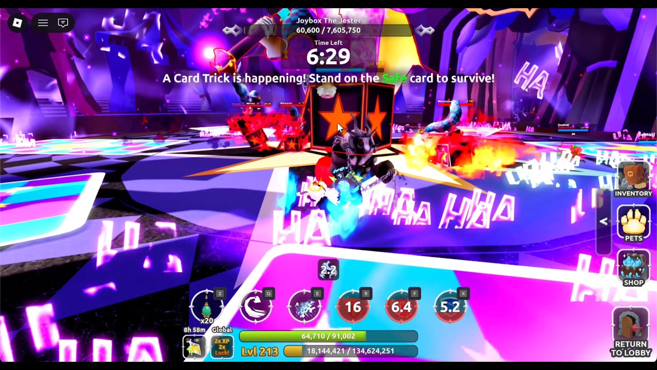 Roblox - Dungeon heroes : จัด skill ลง ดัน Raid Boss ใหม่