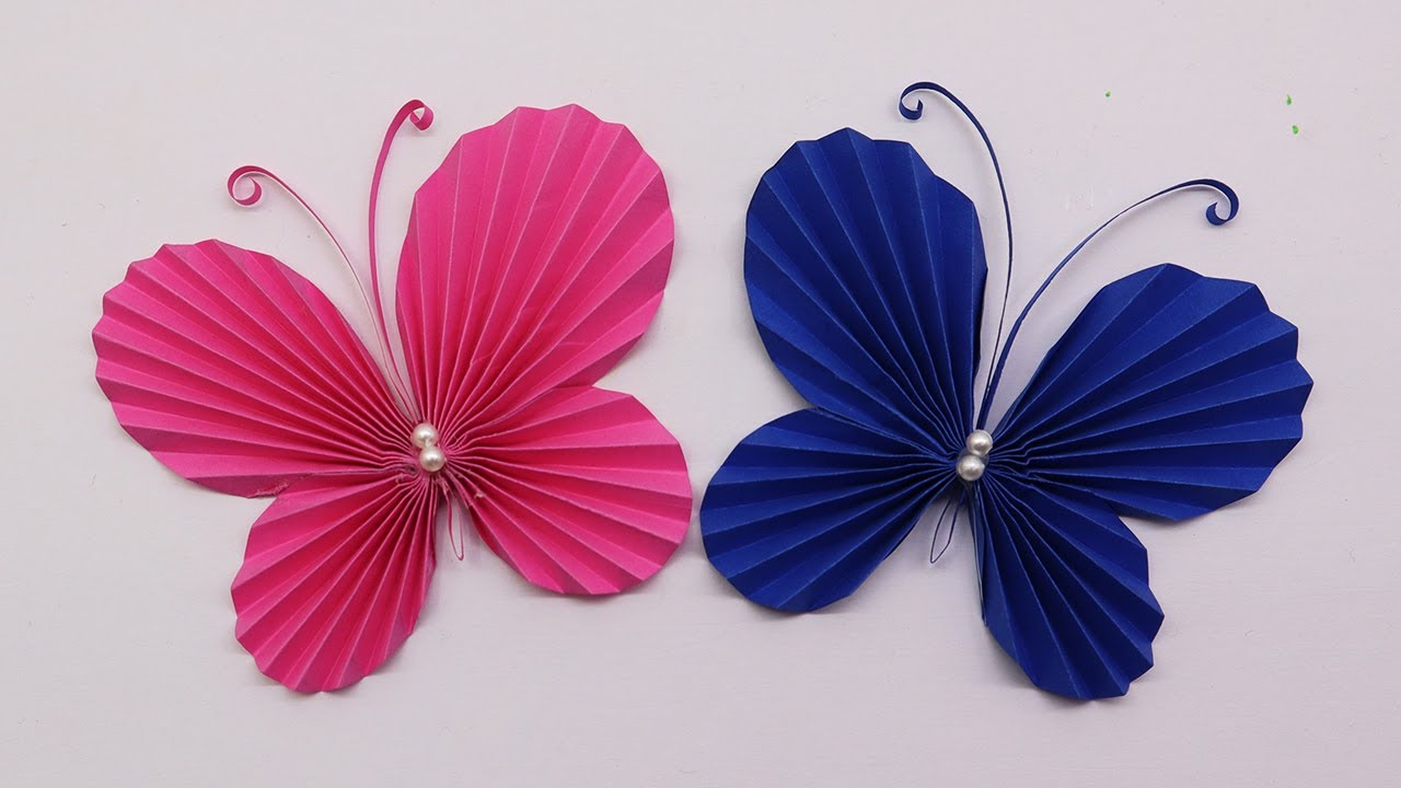 How To Make Beautiful Butterfly | Paper Butterfly Cutting | Butterfly Tutorial